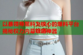 以暴领导黑料为核心的爆料平台揭秘权力内幕吸睛神器